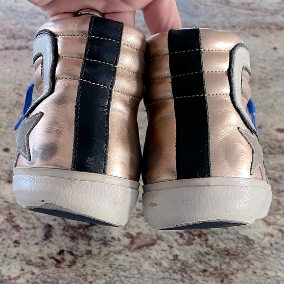 GGDB ★ LIKE NEW ★ Golden Goose Star Slide Sneaker Pink Laminate Metallic Leather - Picture 8 of 16